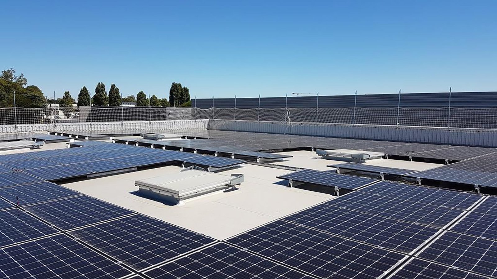 Installation solaire industrielle